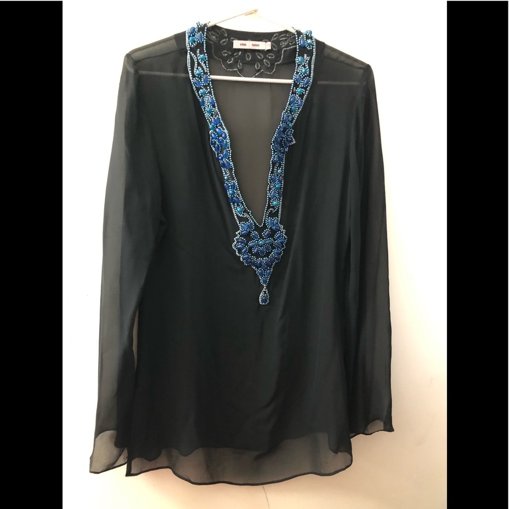 Orna Farho Sheer Top